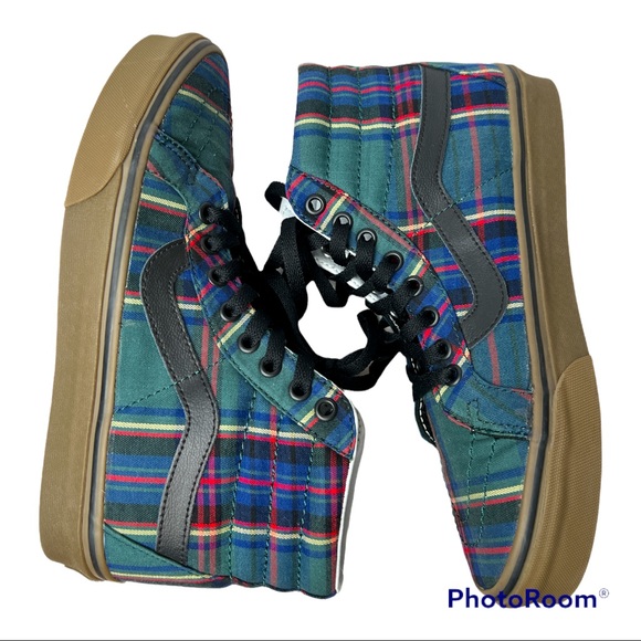 Vans Shoes - Vans Sk8-Reissue Tartan Gum Sneakers Size  7.5